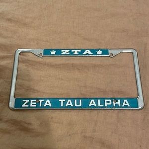ZTA license plate